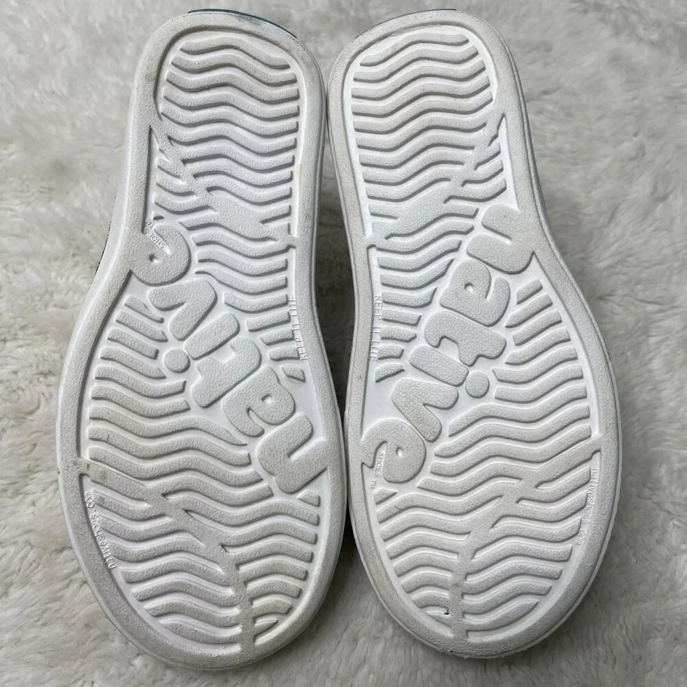 Native Kids White Miles EVA Foam Slip-On Sneakers Shoes Size 1